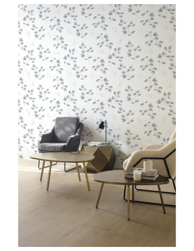 Mesa de centro auxiliar de metal...