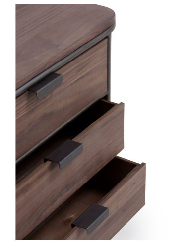 Cómoda metálica Brentis 6 cajones