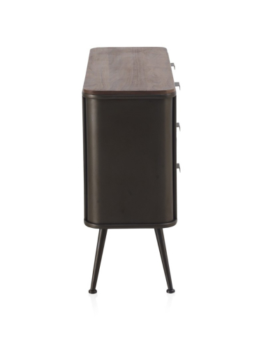 Cómoda metálica Brentis 6 cajones