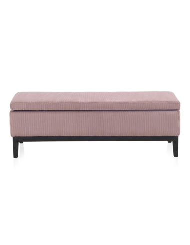 Banqueta-baúl descalzador tapizada...