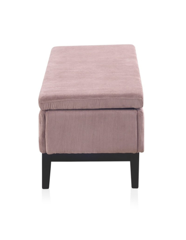 Banqueta-baúl descalzador tapizada...