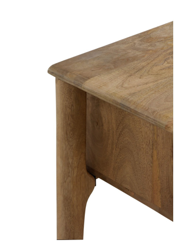 Mesita de noche 2 cajones madera...