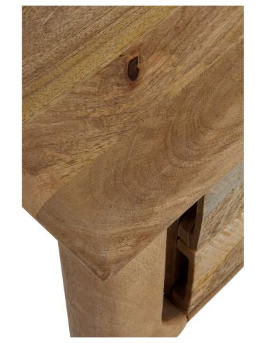 Mesita de noche 2 cajones madera...