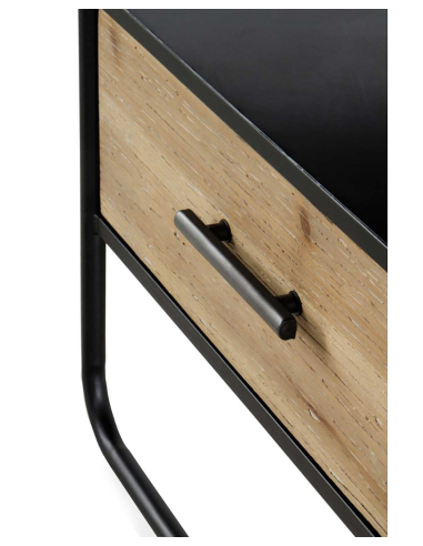 Mesita de noche Notus 1 cajón madera