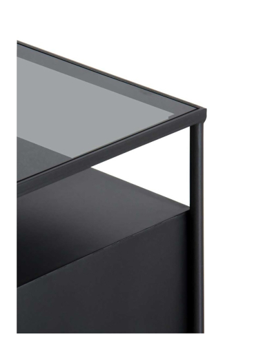 Mesita de noche Notus 1 cajón madera