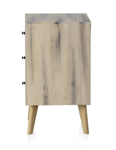 Mesita de noche Zonda madera de álamo