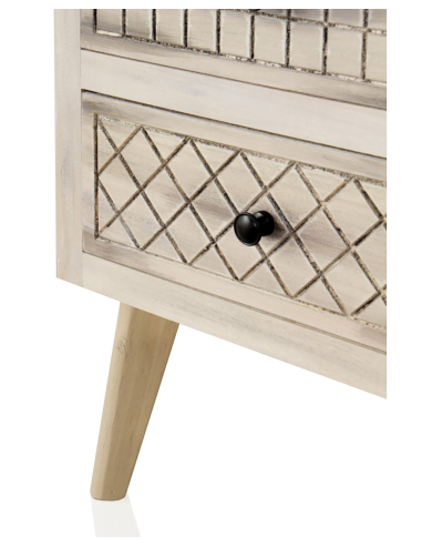 Mesita de noche Zonda madera de álamo