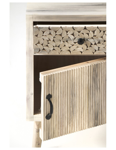 Mesita de noche Zonda madera de álamo...