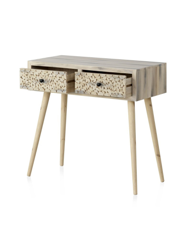 Consola recibidor Zonda madera de álamo