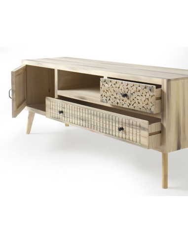 Mueble TV Zonda madera de álamo