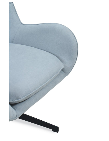 Sillón giratorio Austral tapizado...