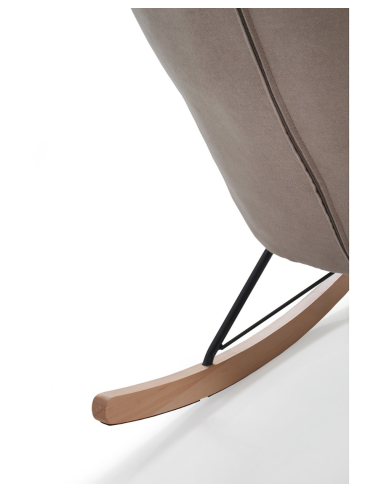 Mecedora Aliso tapizada beige...