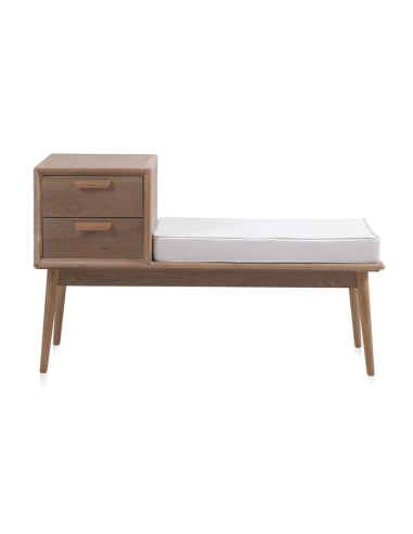 Banco Poniente con cojín y 2 cajones...