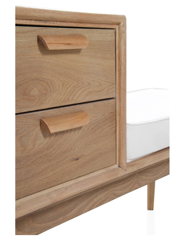 Banco Poniente con cojín y 2 cajones...