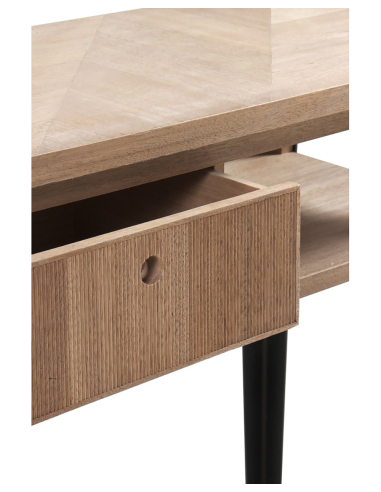 Consola Brisa recibidor madera fresno...