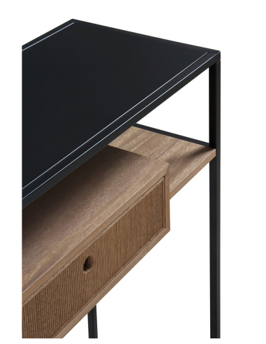 Consola Brisa recibidor madera fresno...