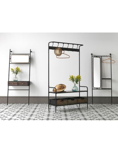 Estante de pie a pared, estructura...