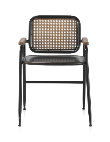 Sillón Greco respaldo en bronce