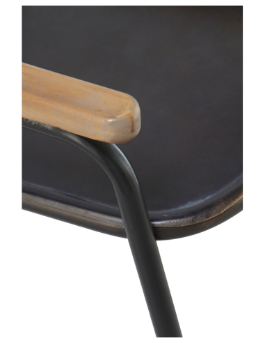 Sillón Greco respaldo en bronce