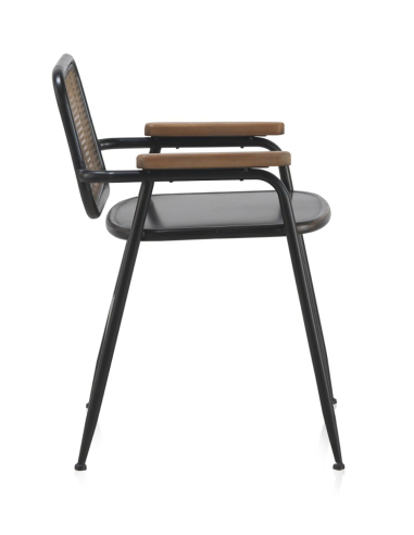 Sillón Greco respaldo en bronce