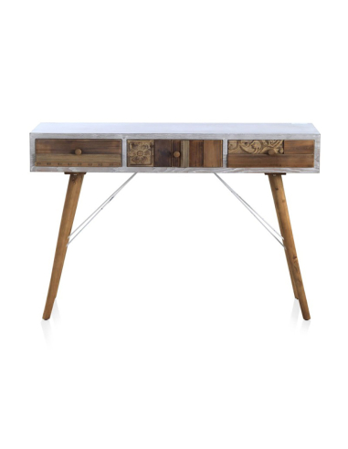 Consola recibidor Mistral base blanca...