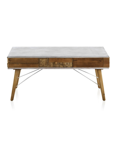 Mesa de centro Mistral base blanca