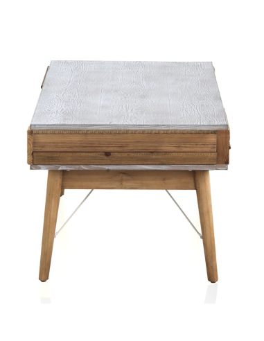 Mesa de centro Mistral base blanca