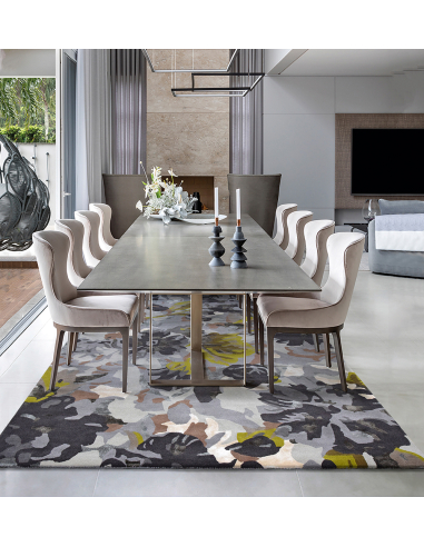 Alfombra Bloom 233  tonos grises