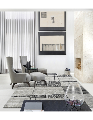 Alfombra Gradient Chenille 749 Silver...