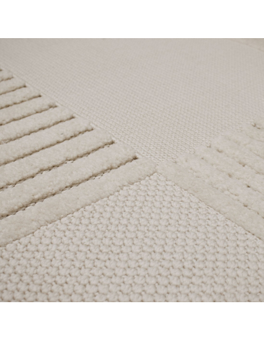 Alfombra Buckley Geométrica Blanco...