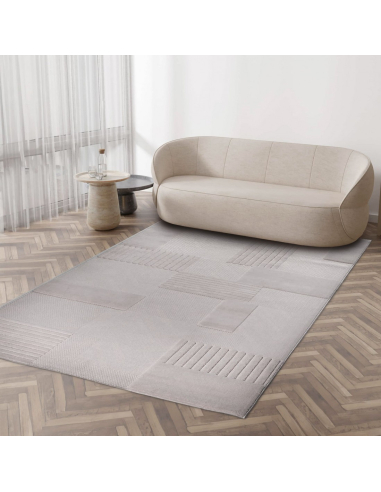 Alfombra Buckley Geométrica Gris...