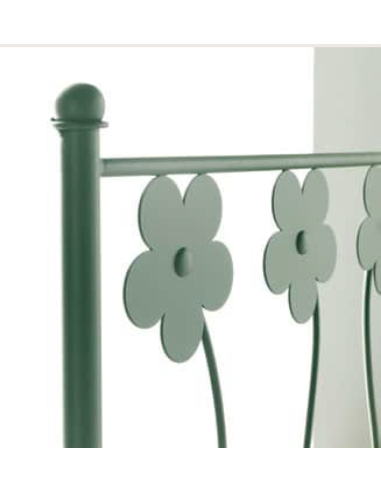 Cabecero cama de forja Verona flores