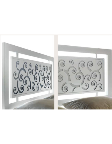 Cabecero cama de forja Rizos