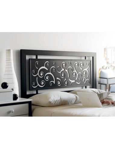 Cabecero cama de forja Rizos