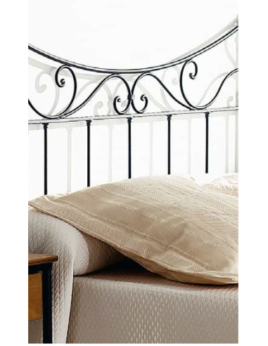 Cama de forja con dosel Conos