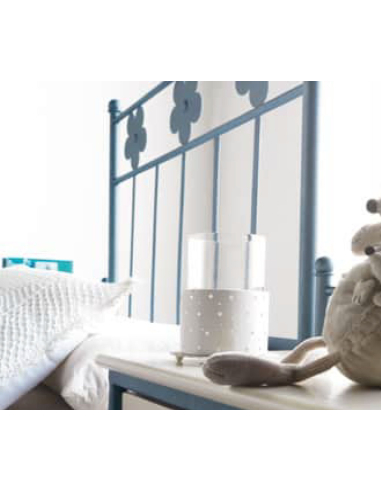 Cama de forja con dosel Venecia