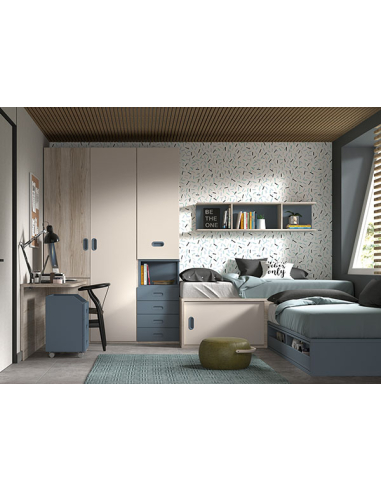 Compacto liso corredera derecha