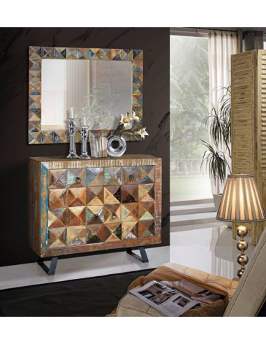 Recibidor vintage madera reciclada