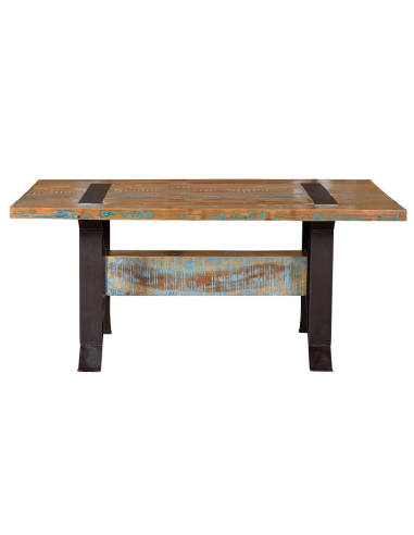 Mesa de comedor vintage madera reciclada