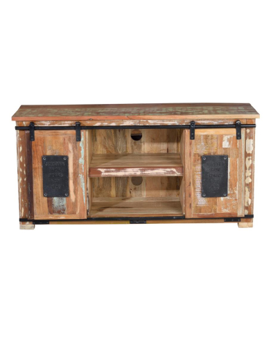 Mueble vintage de madera reciclada