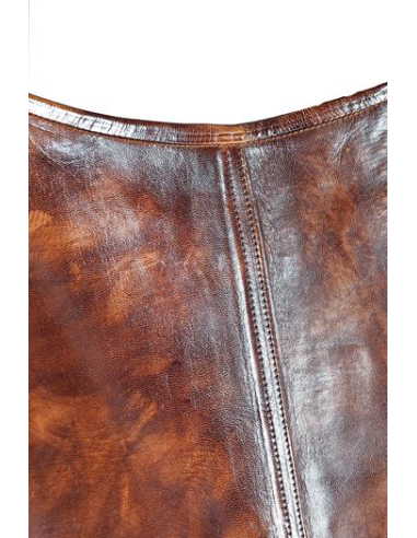 Hamaca de piel y forja