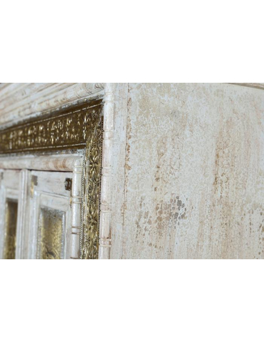 Vitrina madera de mango dorada Vitrina madera de mango dorada