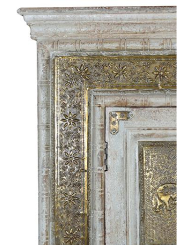 Vitrina madera de mango dorada Vitrina madera de mango dorada