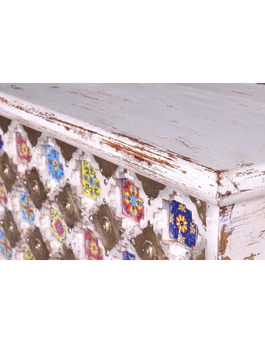 Arcón en madera de mango natural... Arcón en madera de mango natural...