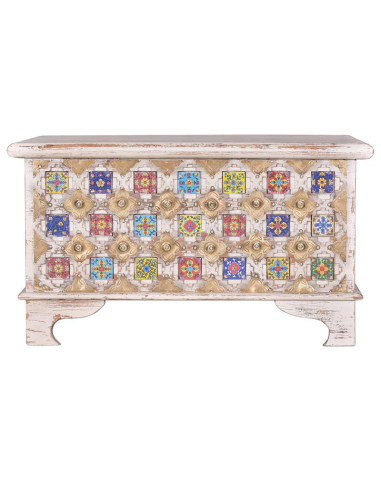 Arcón en madera de mango natural... Arcón en madera de mango natural...