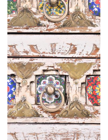 Mesita de noche en madera de mango...