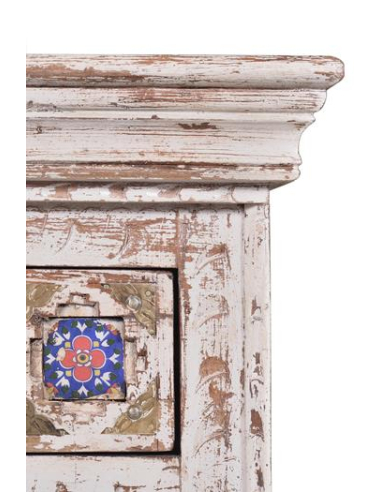 Mesita de noche en madera de mango...