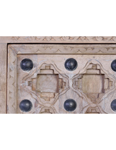 Mueble TV madera mango macizo natural