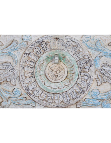 Baúl en madera mango acabado tenue Baúl en madera mango acabado tenue