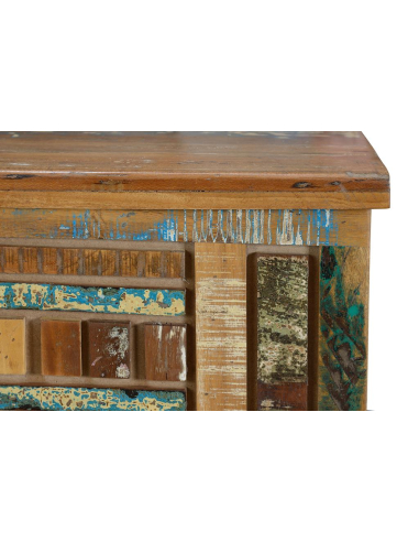 Baúl en madera mango y patas de...